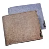 Brown and blue fabric wallet, a lightweight and multi-functional clutch for women Item Picture
